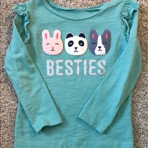 Toddler girl long sleeve shirt